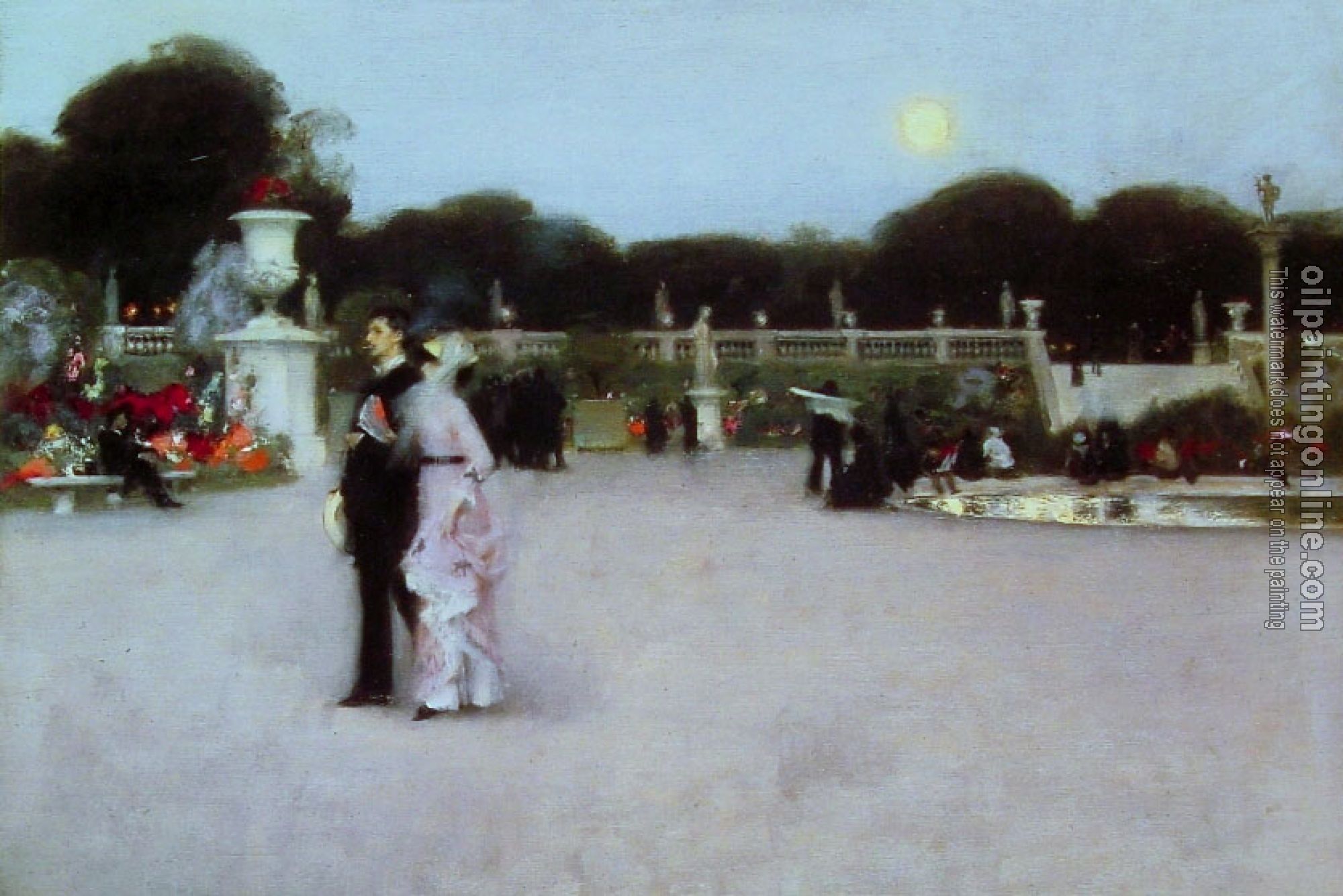 Sargent, John Singer - In the Luxembourg Gardens